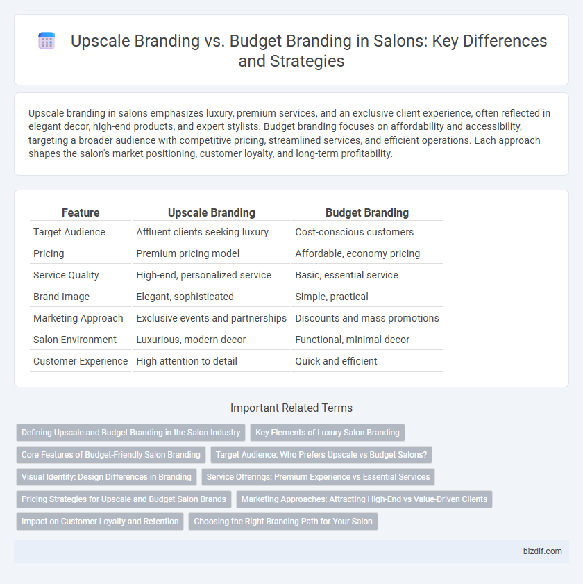 Upscale Branding vs. Budget Branding in Salons: Key Differences and Strategies