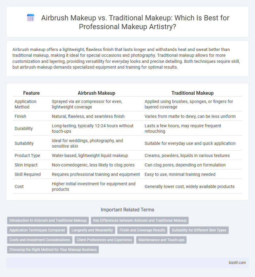 Airbrush Makeup vs. Traditional Makeup: Which Is Best for Professional Makeup Artistry?