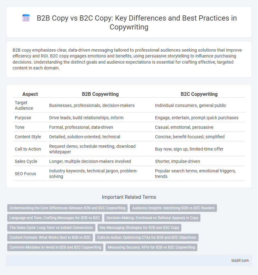 B2B Copy vs B2C Copy: Key Differences and Best Practices in Copywriting