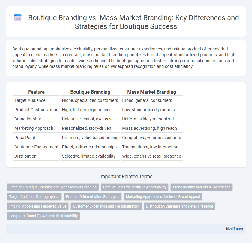Boutique Branding vs. Mass Market Branding: Key Differences and Strategies for Boutique Success