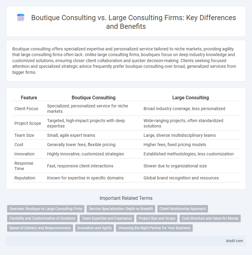 Boutique Consulting vs. Large Consulting Firms: Key Differences and Benefits