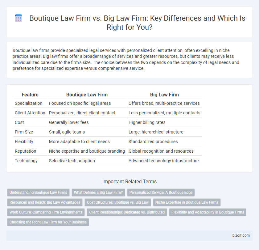 Boutique Law Firm vs. Big Law Firm: Key Differences and Which Is Right for You?