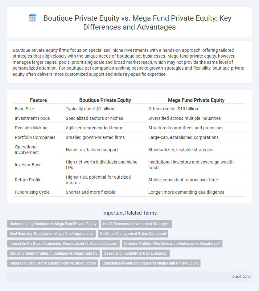 Boutique Private Equity vs. Mega Fund Private Equity: Key Differences and Advantages