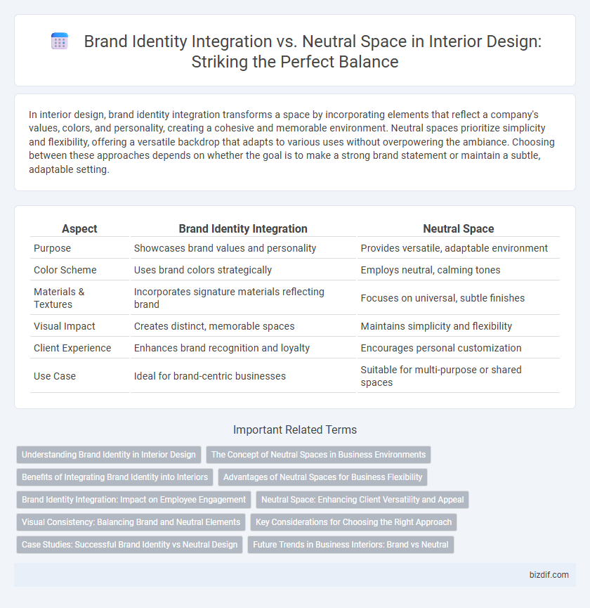 Brand Identity Integration vs. Neutral Space in Interior Design: Striking the Perfect Balance