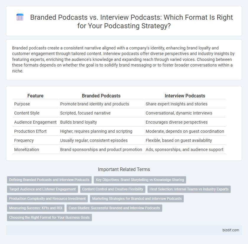 Branded Podcasts vs. Interview Podcasts: Which Format Is Right for Your Podcasting Strategy?