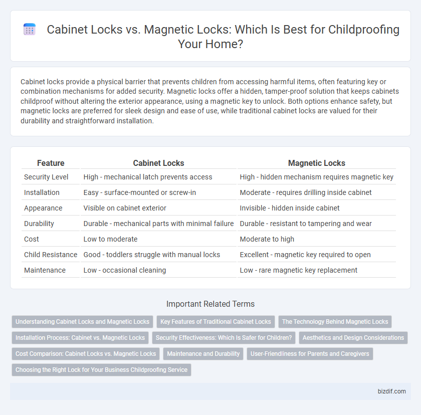 Cabinet Locks vs. Magnetic Locks: Which Is Best for Childproofing Your Home?