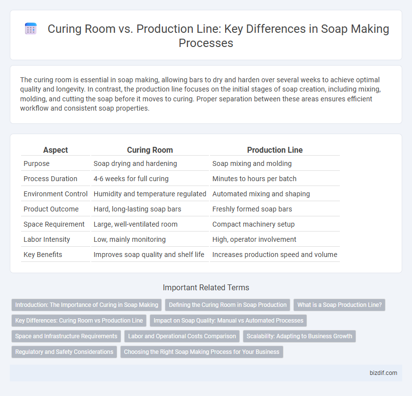 Curing Room vs. Production Line: Key Differences in Soap Making Processes