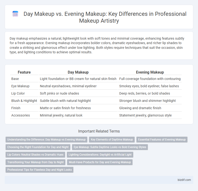 Day Makeup vs. Evening Makeup: Key Differences in Professional Makeup Artistry