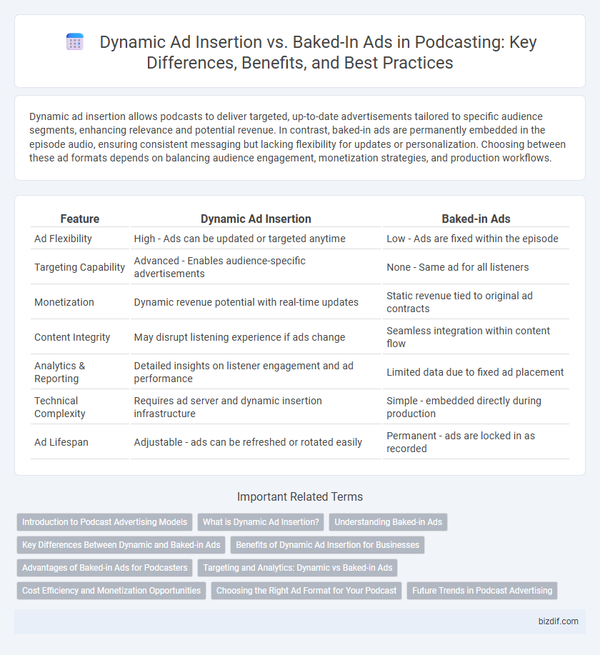 Dynamic Ad Insertion vs. Baked-In Ads in Podcasting: Key Differences, Benefits, and Best Practices