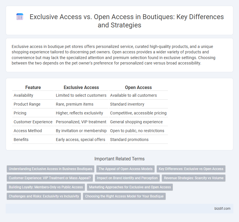 Exclusive Access vs. Open Access in Boutiques: Key Differences and Strategies