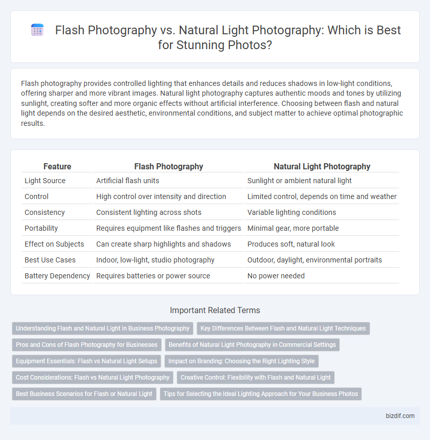 Flash Photography vs. Natural Light Photography: Which is Best for Stunning Photos?