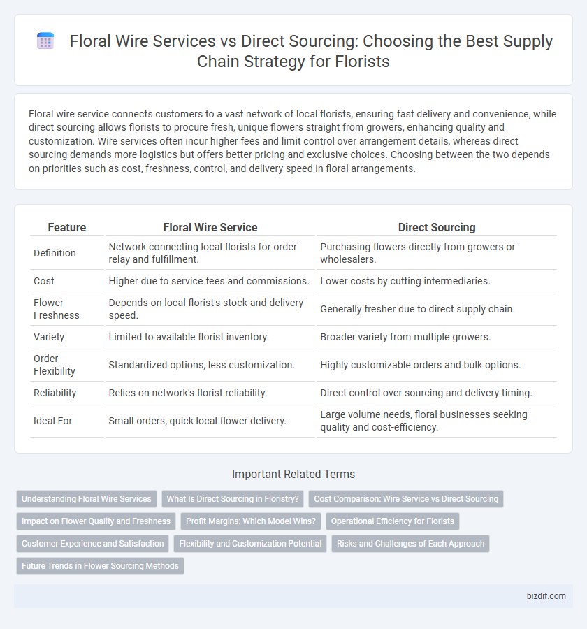 Floral Wire Services vs Direct Sourcing: Choosing the Best Supply Chain Strategy for Florists