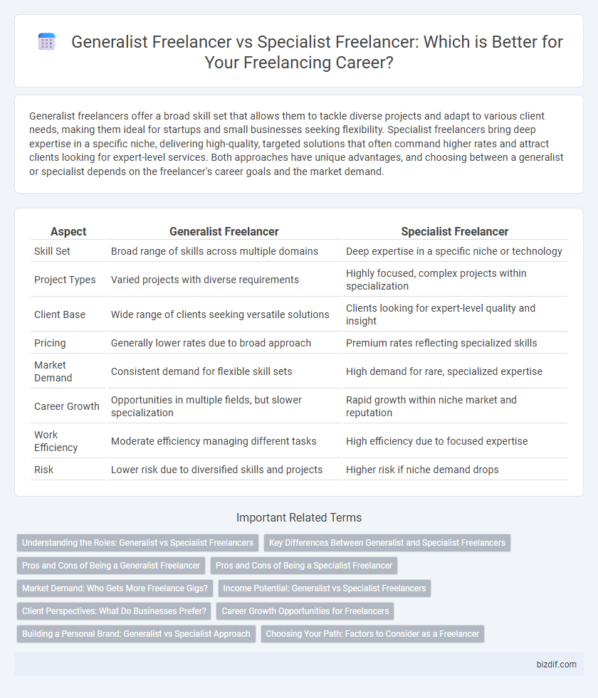 Generalist Freelancer vs Specialist Freelancer: Which is Better for Your Freelancing Career?