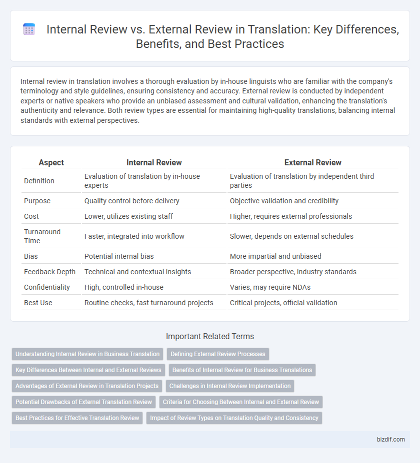 Internal Review vs. External Review in Translation: Key Differences, Benefits, and Best Practices