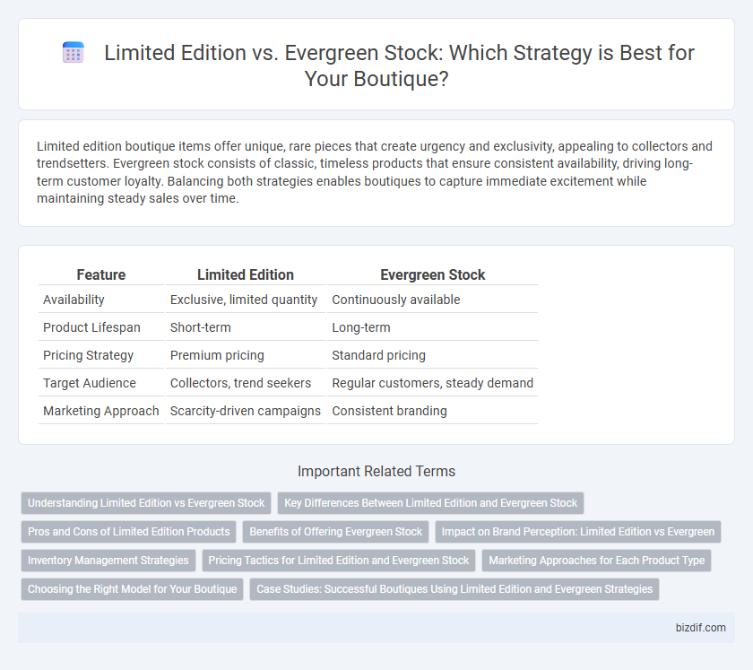 Limited Edition vs. Evergreen Stock: Which Strategy is Best for Your Boutique?