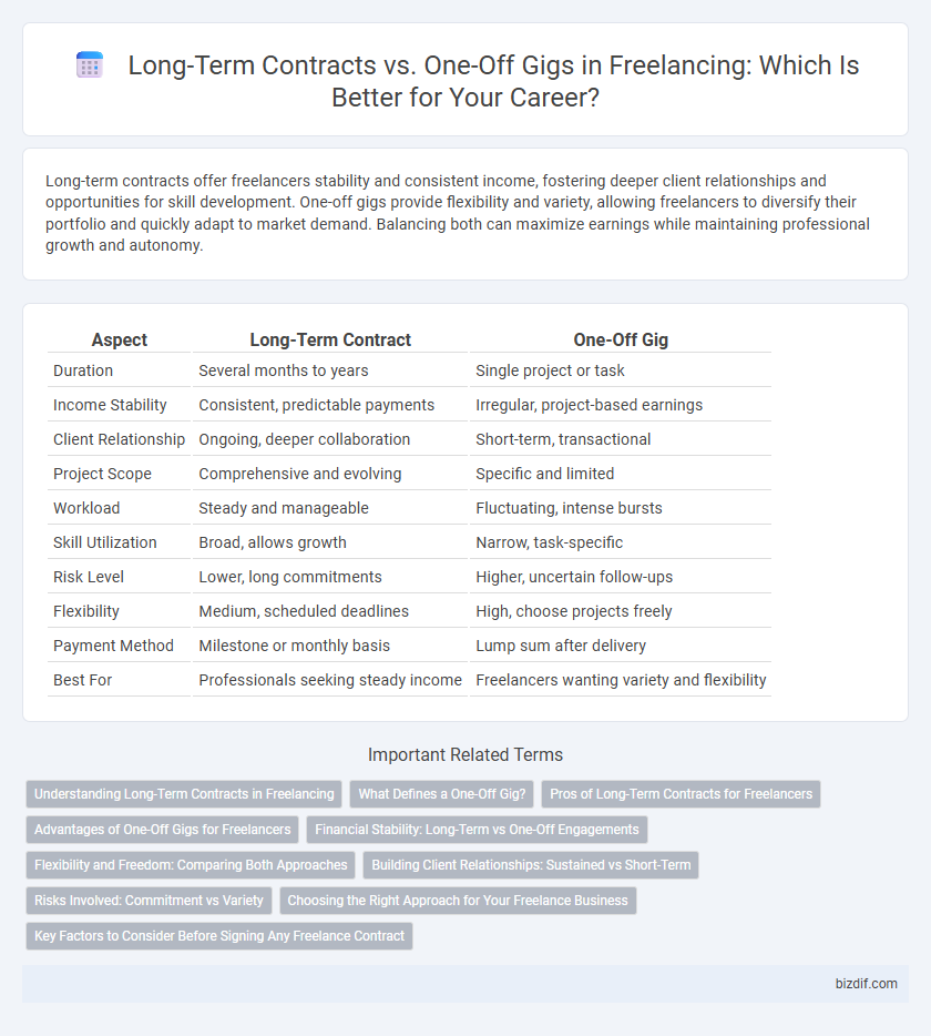 Long-Term Contracts vs. One-Off Gigs in Freelancing: Which Is Better for Your Career?