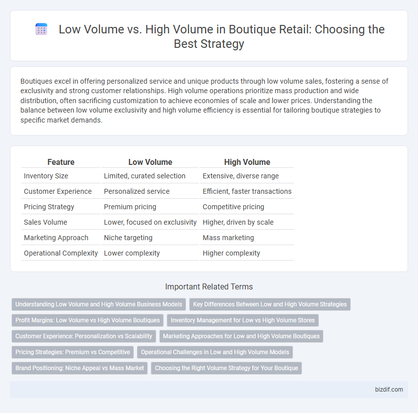 Low Volume vs. High Volume in Boutique Retail: Choosing the Best Strategy