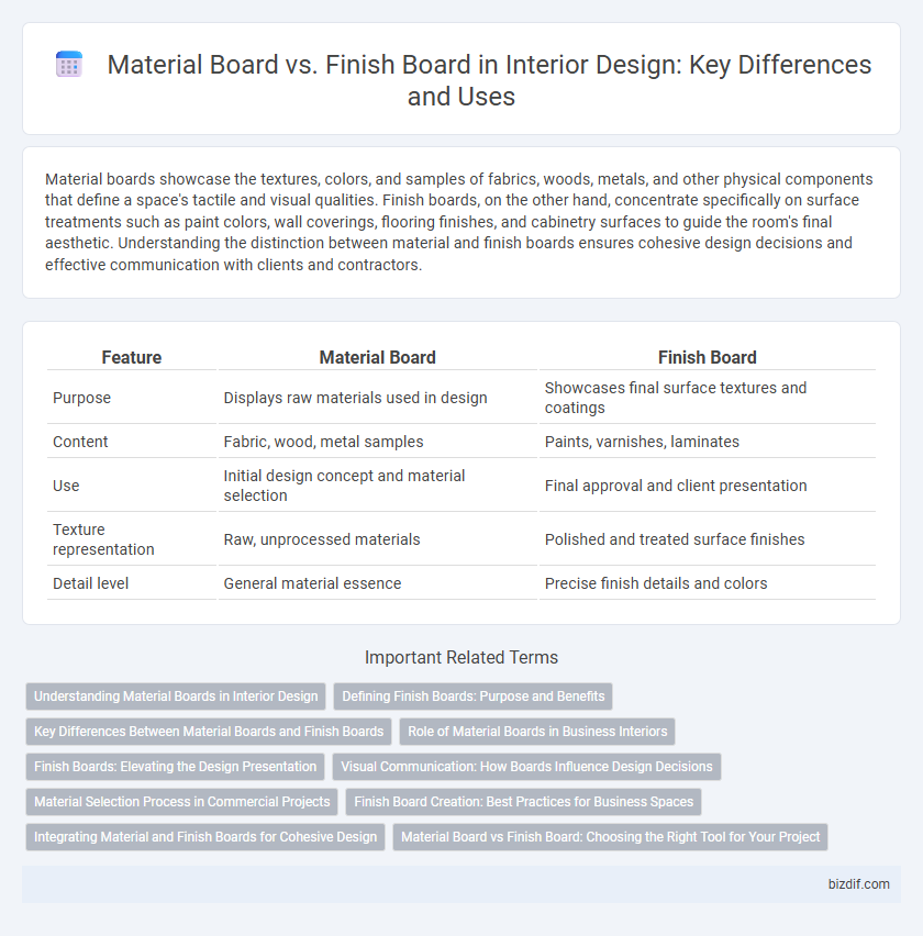 Material Board vs. Finish Board in Interior Design: Key Differences and Uses