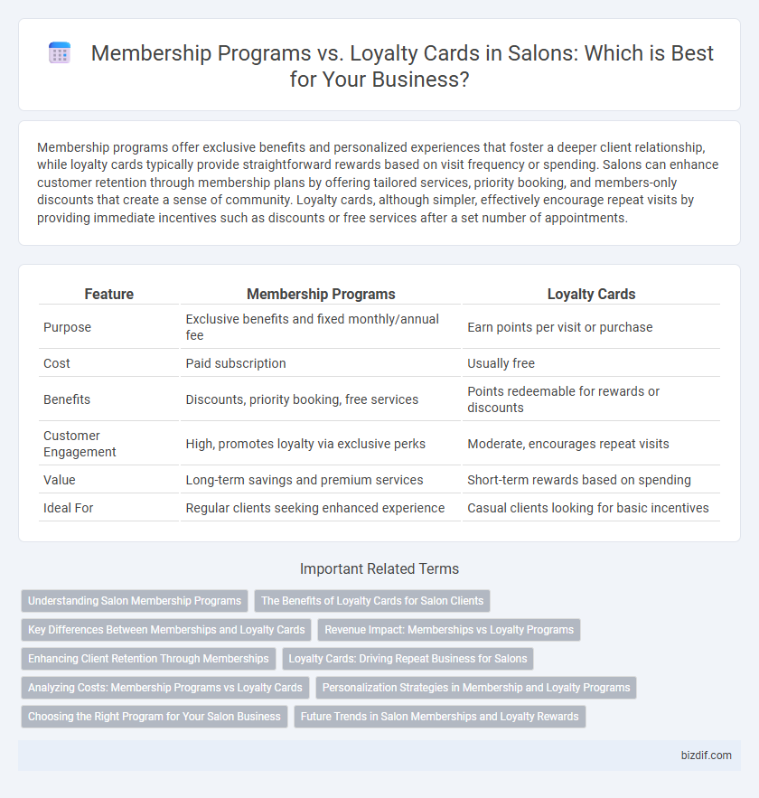 Membership Programs vs. Loyalty Cards in Salons: Which is Best for Your Business?