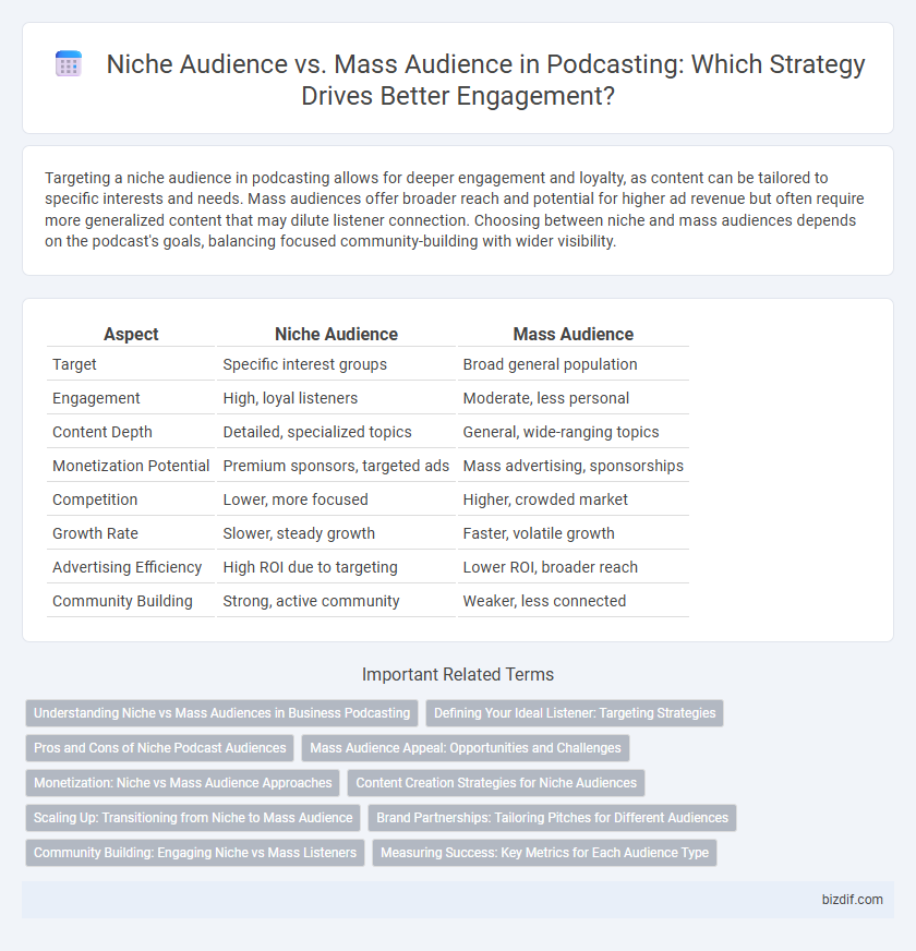 Niche Audience vs. Mass Audience in Podcasting: Which Strategy Drives Better Engagement?