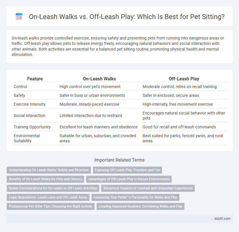 On-Leash Walks vs. Off-Leash Play: Which Is Best for Pet Sitting?