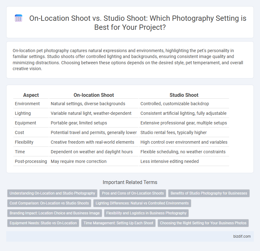 On-Location Shoot vs. Studio Shoot: Which Photography Setting is Best for Your Project?