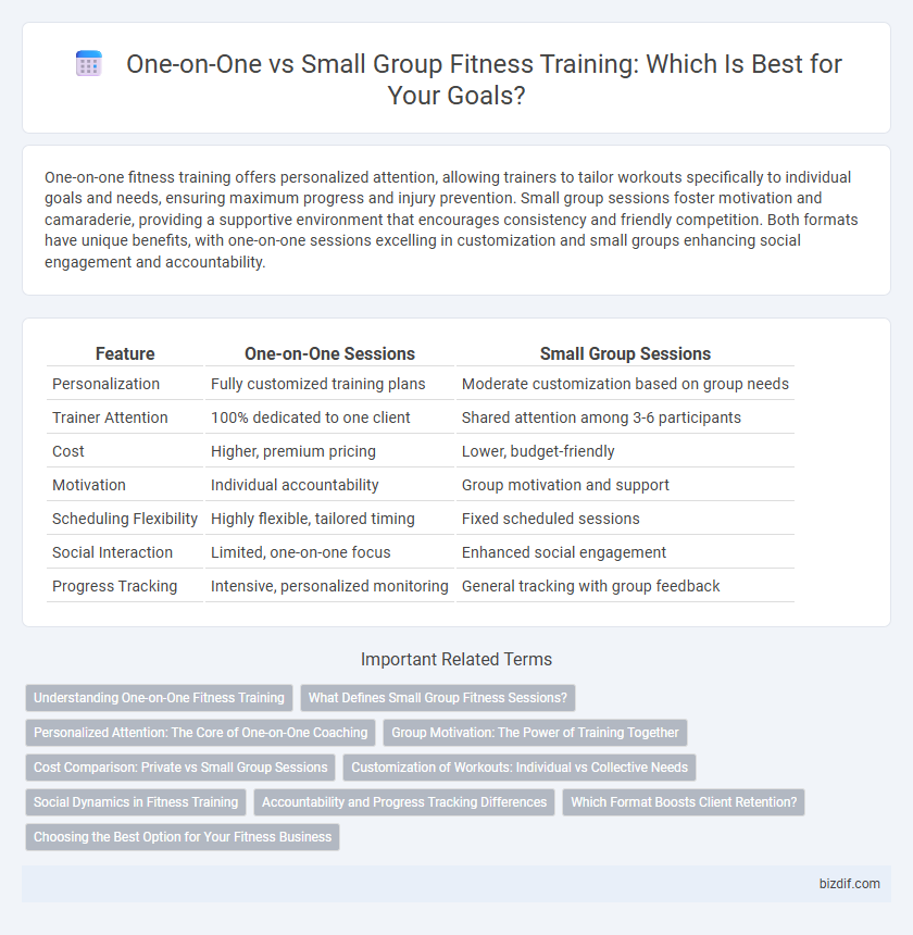 One-on-One vs Small Group Fitness Training: Which Is Best for Your Goals?