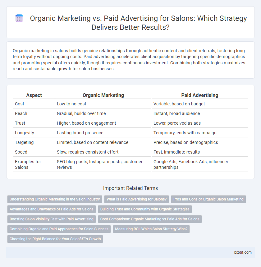 Organic Marketing vs. Paid Advertising for Salons: Which Strategy Delivers Better Results?