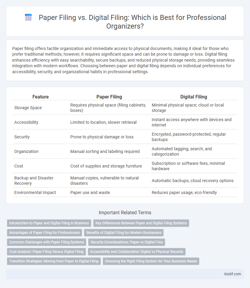 Paper Filing vs. Digital Filing: Which is Best for Professional Organizers?