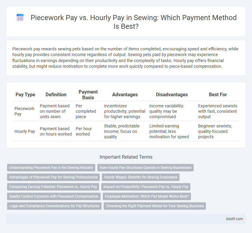 Piecework Pay vs. Hourly Pay in Sewing: Which Payment Method Is Best?