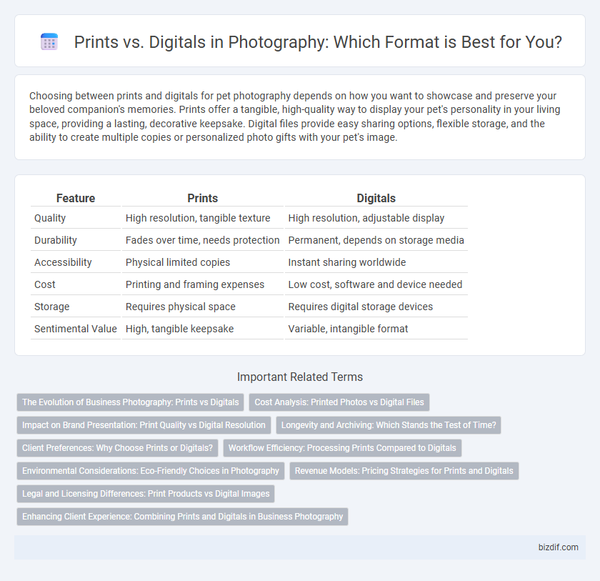 Prints vs. Digitals in Photography: Which Format is Best for You?