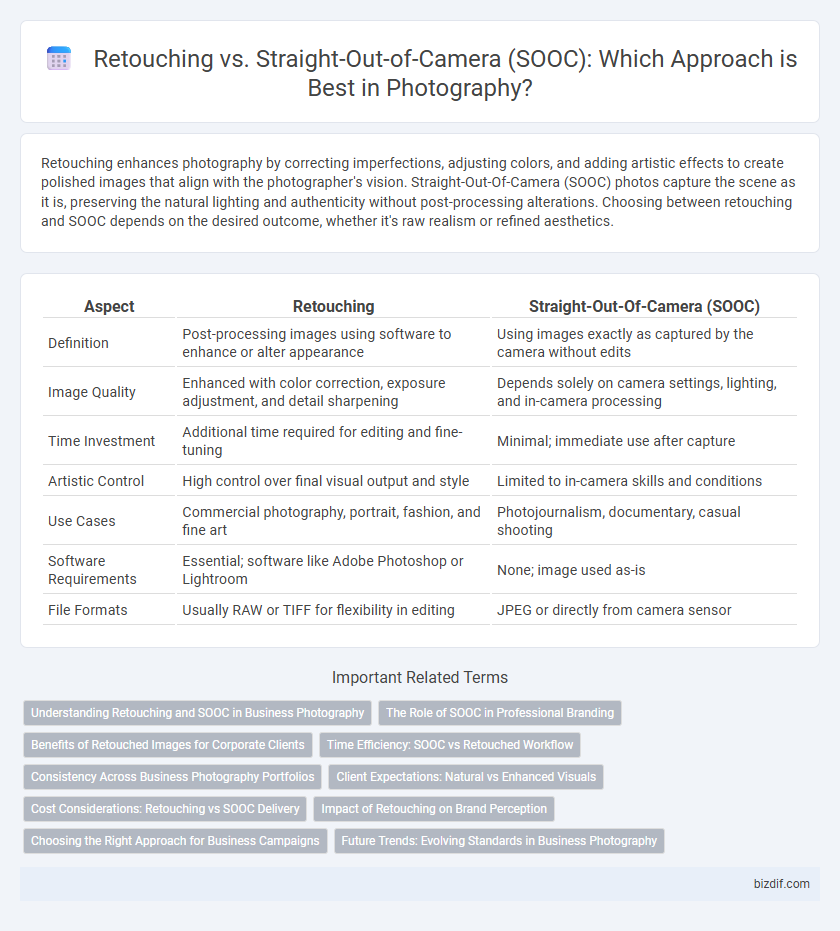 Retouching vs. Straight-Out-of-Camera (SOOC): Which Approach is Best in Photography?
