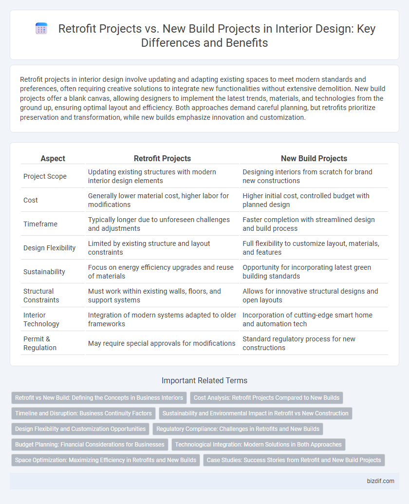 Retrofit Projects vs. New Build Projects in Interior Design: Key Differences and Benefits