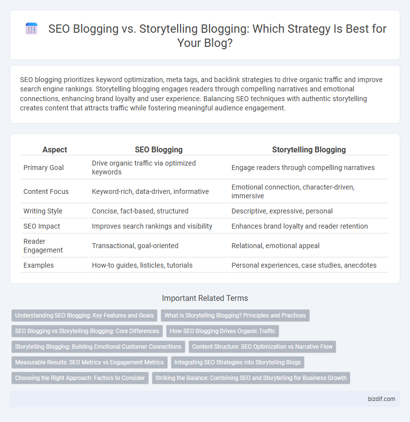SEO Blogging vs. Storytelling Blogging: Which Strategy Is Best for Your Blog?