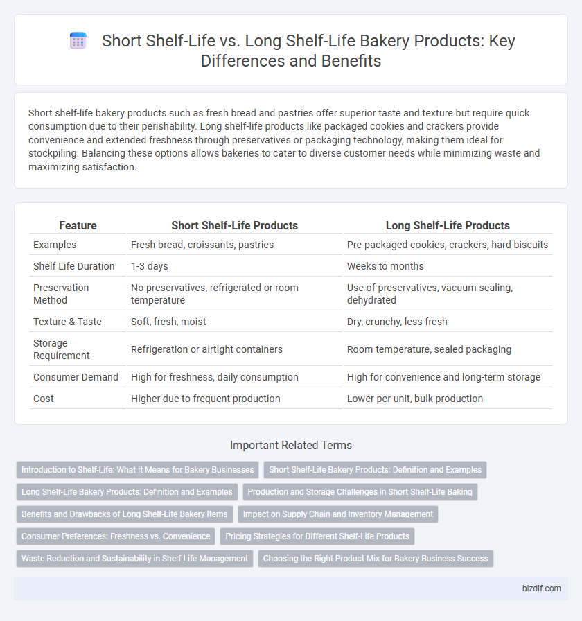 Short Shelf-Life vs. Long Shelf-Life Bakery Products: Key Differences and Benefits