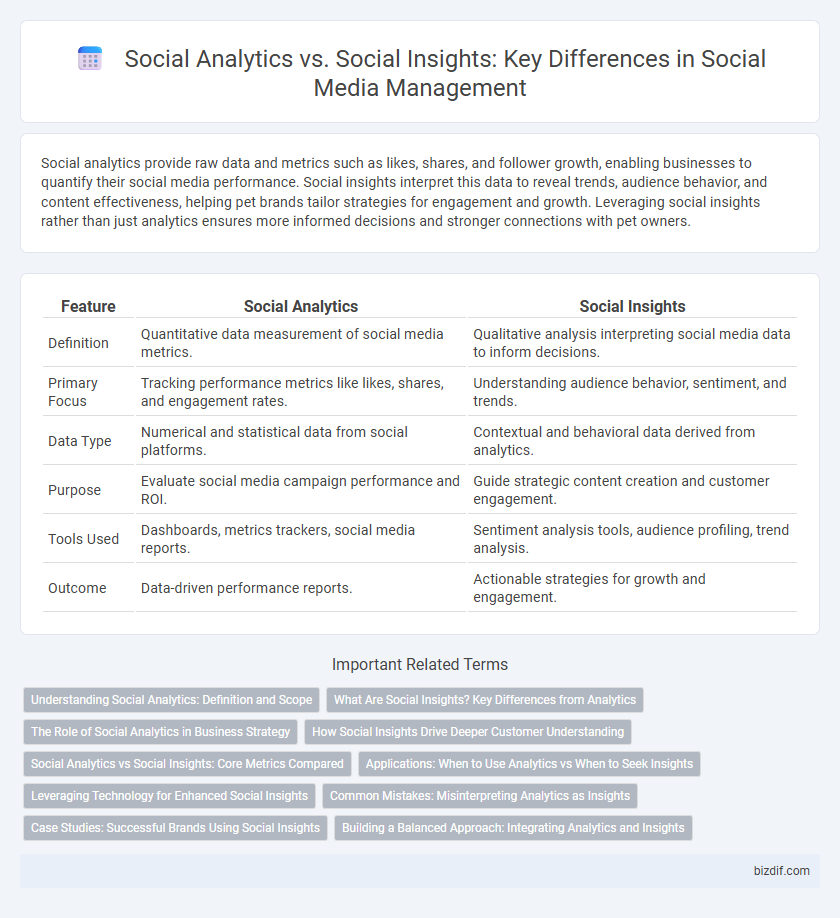Social Analytics vs. Social Insights: Key Differences in Social Media Management