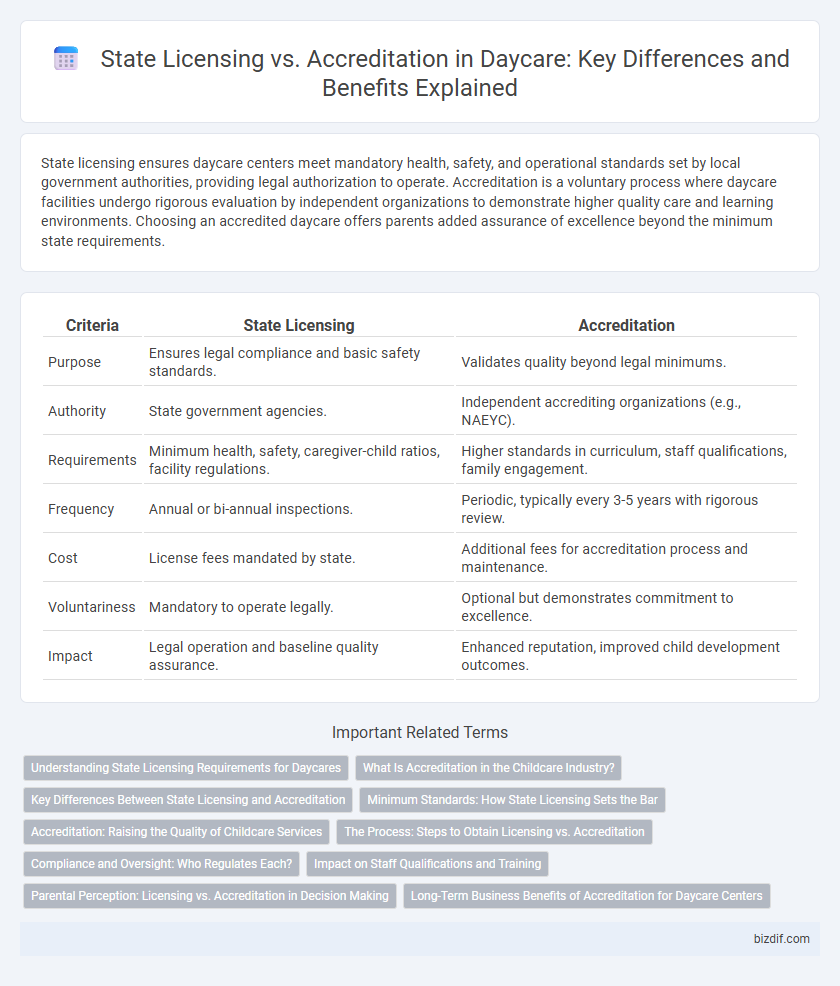 State Licensing vs. Accreditation in Daycare: Key Differences and Benefits Explained