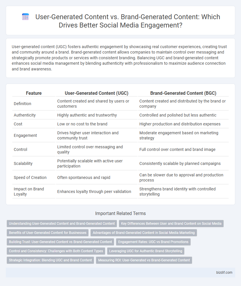 User-Generated Content vs. Brand-Generated Content: Which Drives Better Social Media Engagement?