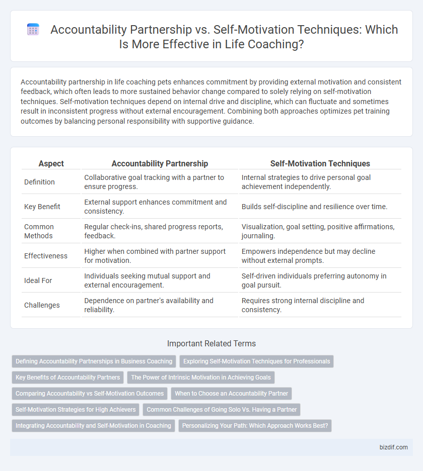 Accountability Partnership vs. Self-Motivation Techniques: Which Is More Effective in Life Coaching?