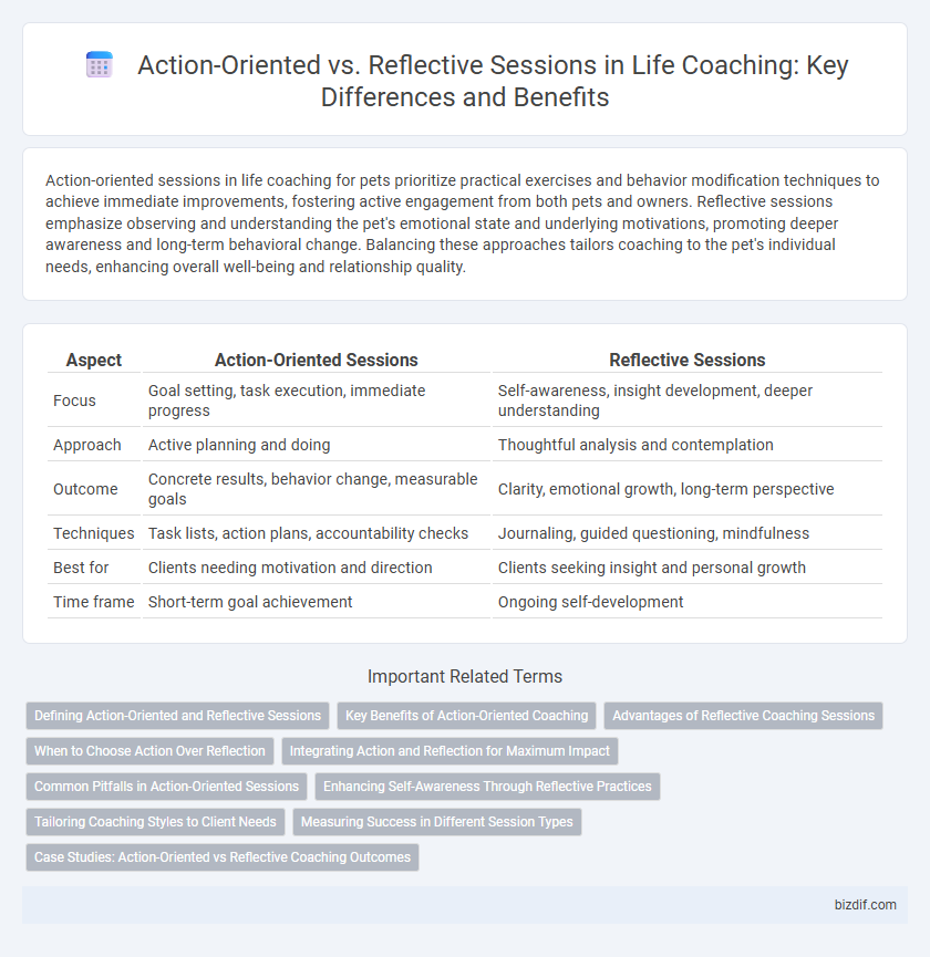 Action-Oriented vs. Reflective Sessions in Life Coaching: Key Differences and Benefits
