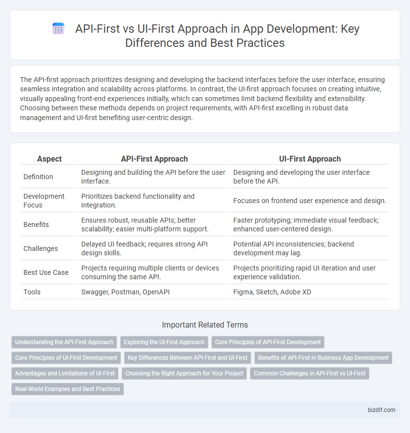 API-First vs UI-First Approach in App Development: Key Differences and Best Practices