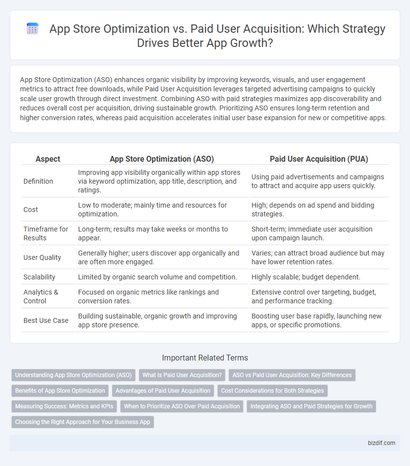 App Store Optimization vs. Paid User Acquisition: Which Strategy Drives Better App Growth?