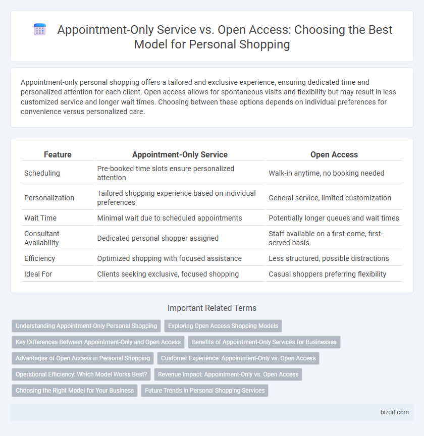 Appointment-Only Service vs. Open Access: Choosing the Best Model for Personal Shopping