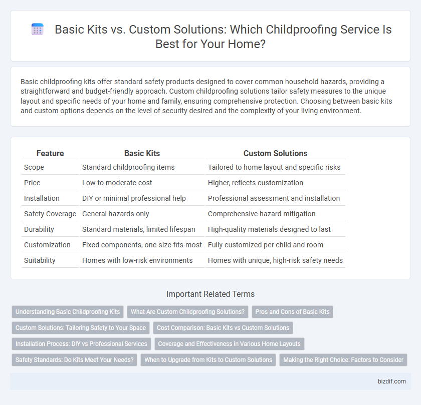 Basic Kits vs. Custom Solutions: Which Childproofing Service Is Best for Your Home?