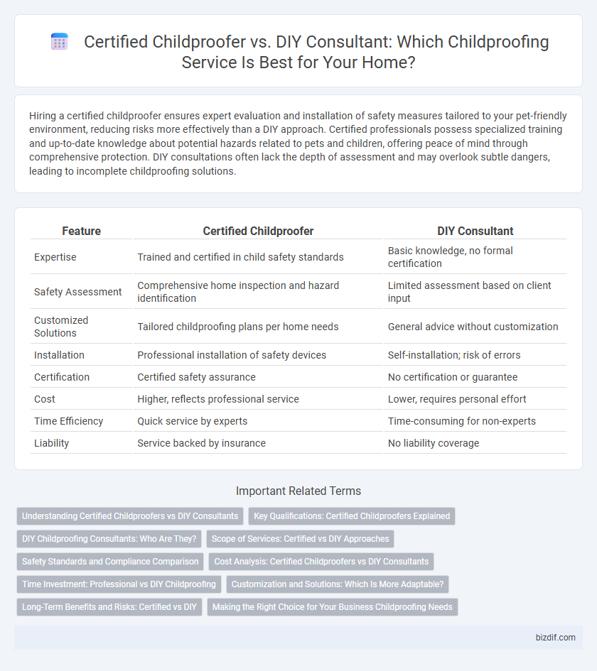 Certified Childproofer vs. DIY Consultant: Which Childproofing Service Is Best for Your Home?