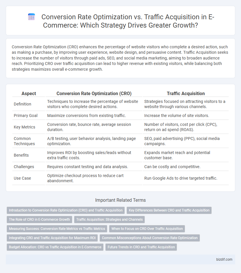Conversion Rate Optimization vs. Traffic Acquisition in E-Commerce: Which Strategy Drives Greater Growth?