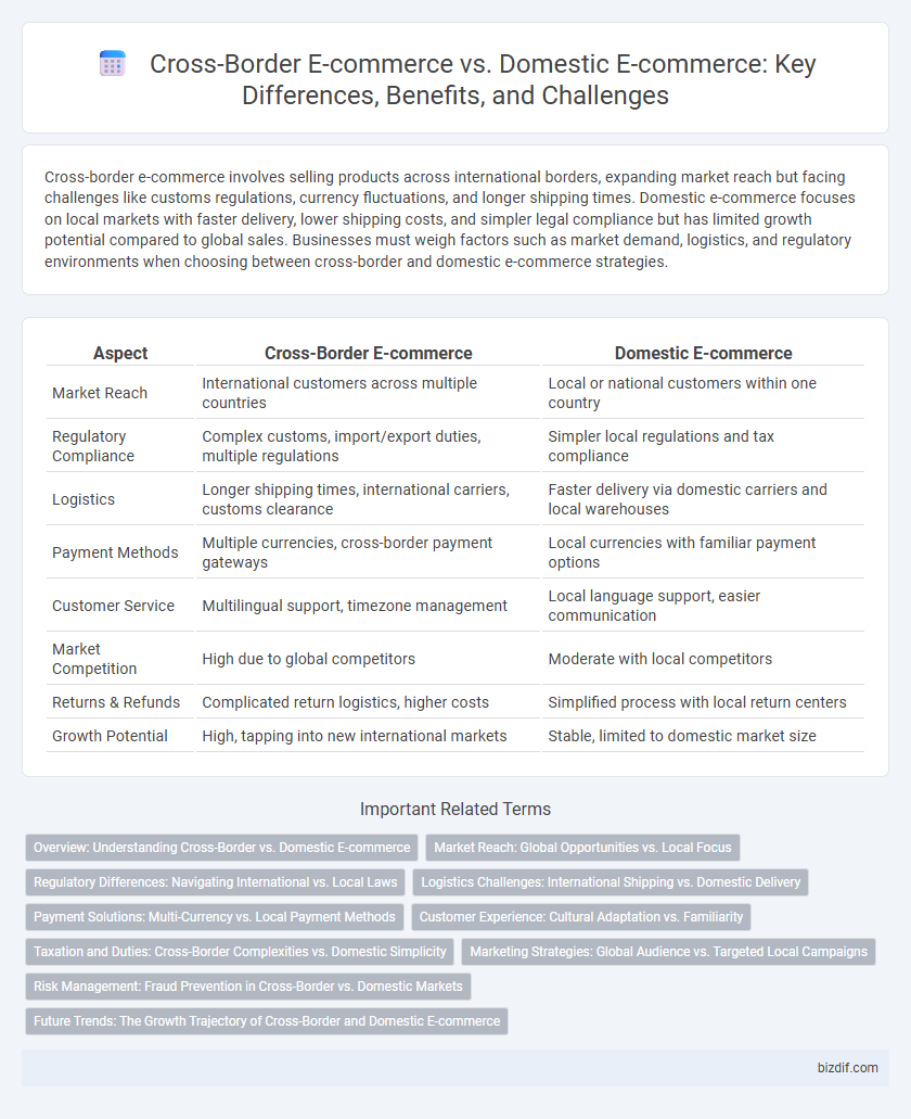 Cross-Border E-commerce vs. Domestic E-commerce: Key Differences, Benefits, and Challenges
