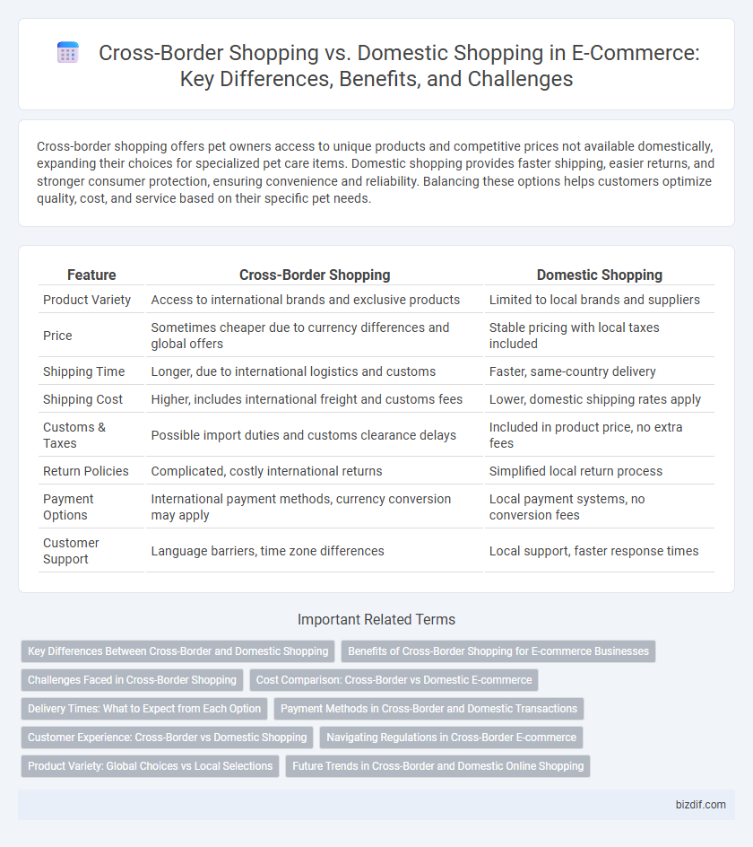 Cross-Border Shopping vs. Domestic Shopping in E-Commerce: Key Differences, Benefits, and Challenges