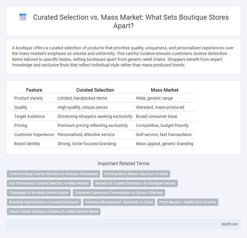 Curated Selection vs. Mass Market: What Sets Boutique Stores Apart?