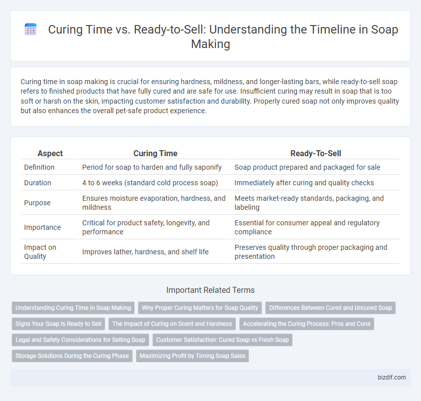 Curing Time vs. Ready-to-Sell: Understanding the Timeline in Soap Making